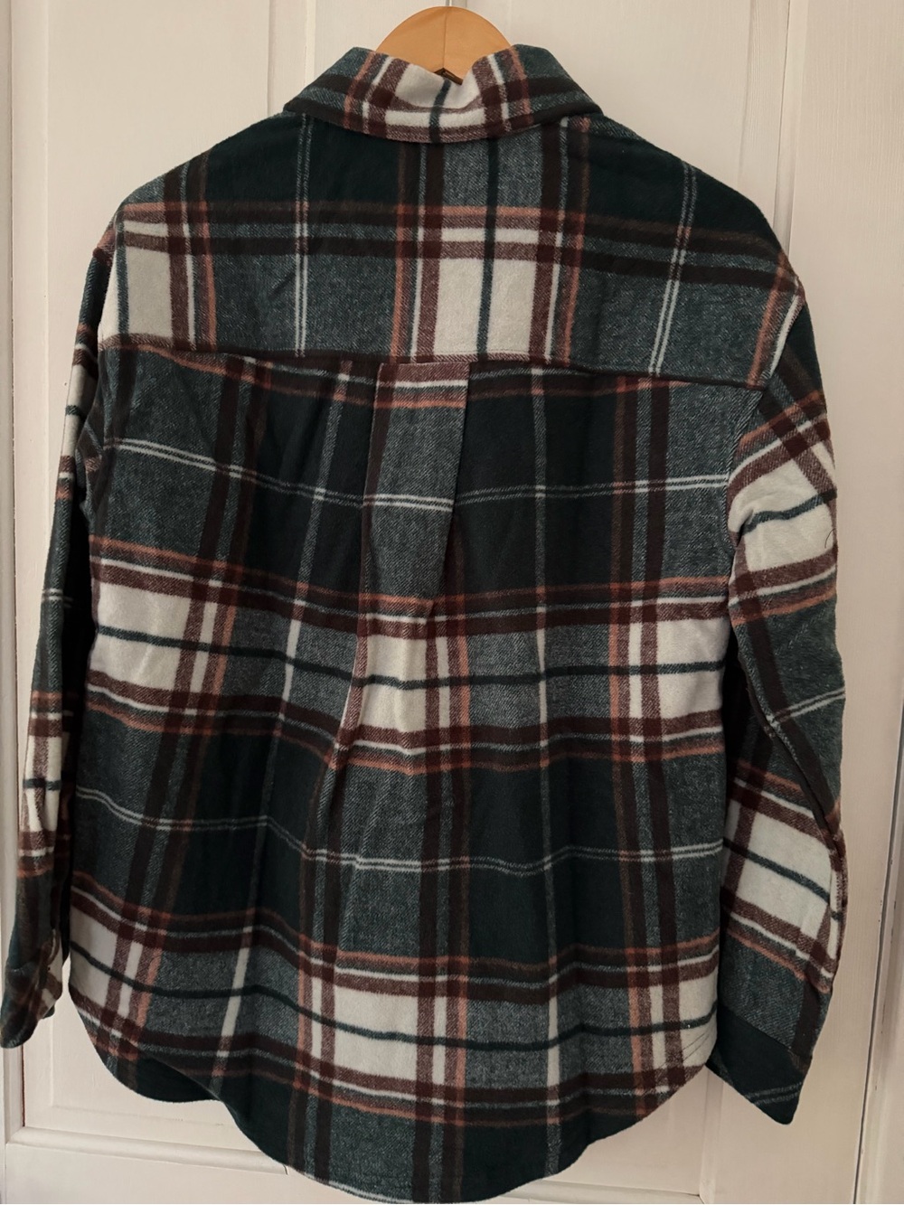 WoolX Sawyer Shacket  - Shirt Jacket Green Plaid - Picture 2 of 9